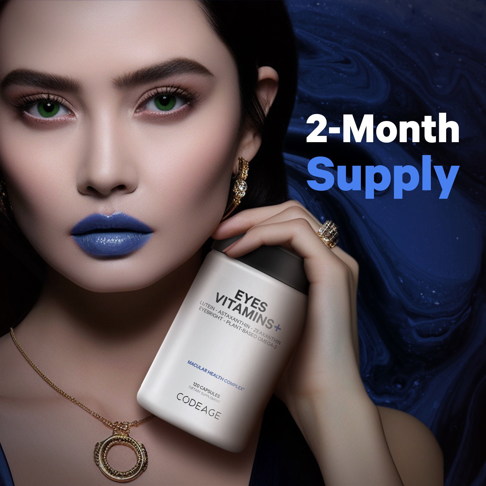 Eyes Vitamins+ Macular Health Complex - 120 Vegetable Capsules (60 Servings)  | GNC